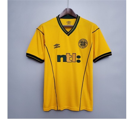 Celtic 01/03 Away Yellow Soccer Jersey